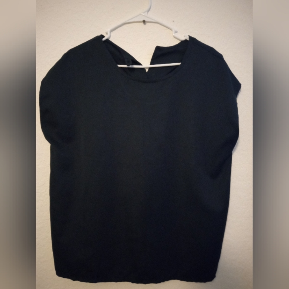 Large Black Blouse